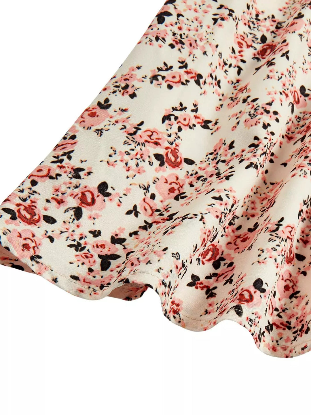 Odette | Women's Tie Strap Square Neck Floral Mini Dress