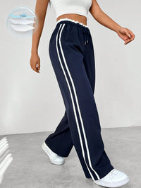 Nadia | Women's Sweatpants – Wide-Leg Elastic Waist Joggers