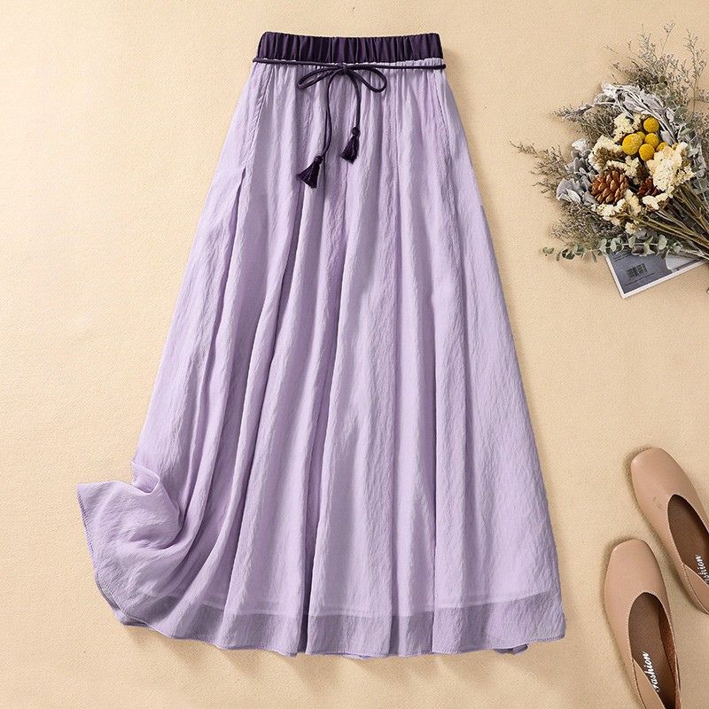 Juniper | Women's Tassel Tie Waist Maxi Skirt