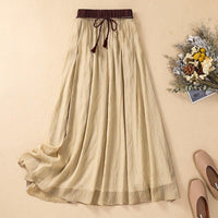 Juniper | Women's Tassel Tie Waist Maxi Skirt