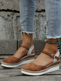 Naxos | Ankle Strap Espadrille Wedge Sandals
