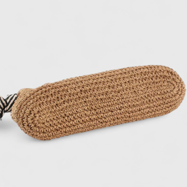 Perpetua | Women's Bag Woven Straw Striped Strap Tote