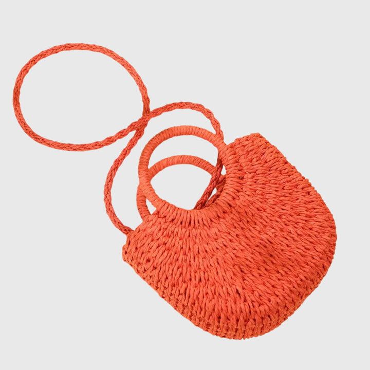 Verity | Women's Bag Woven Round Handle Crossbody
