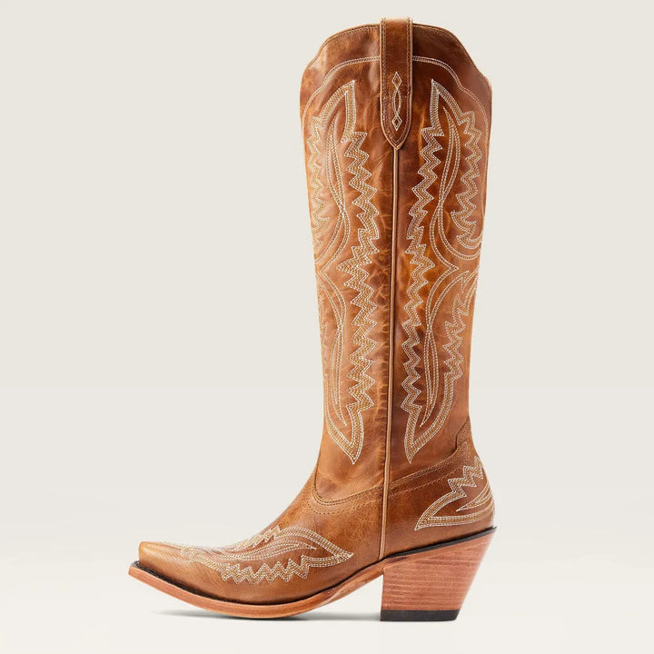 Sabrina | Women's Embroidered Knee High Boots – Western Pointed Toe Style