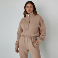Fabienne | Women's Tracksuit – Half-Zip Sweater & Trousers Two-Piece Set