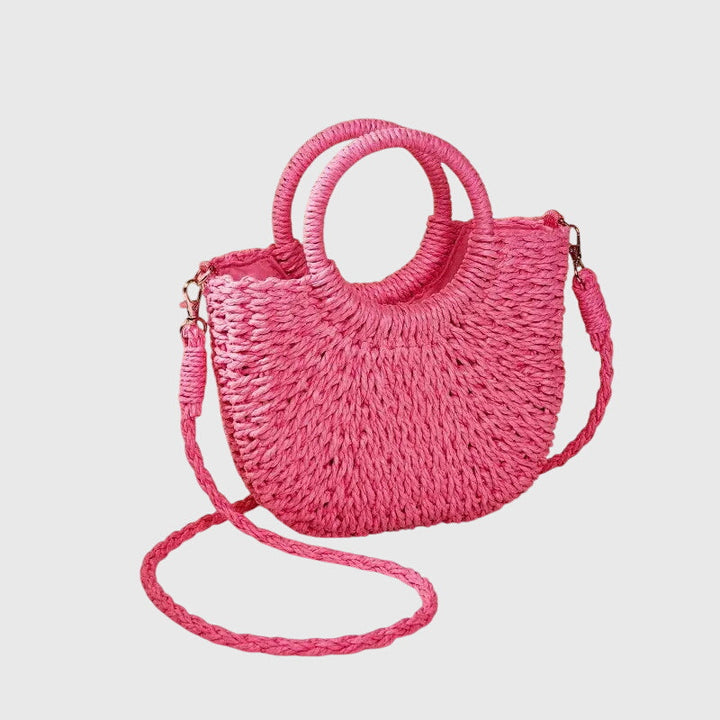 Verity | Women's Bag Woven Round Handle Crossbody