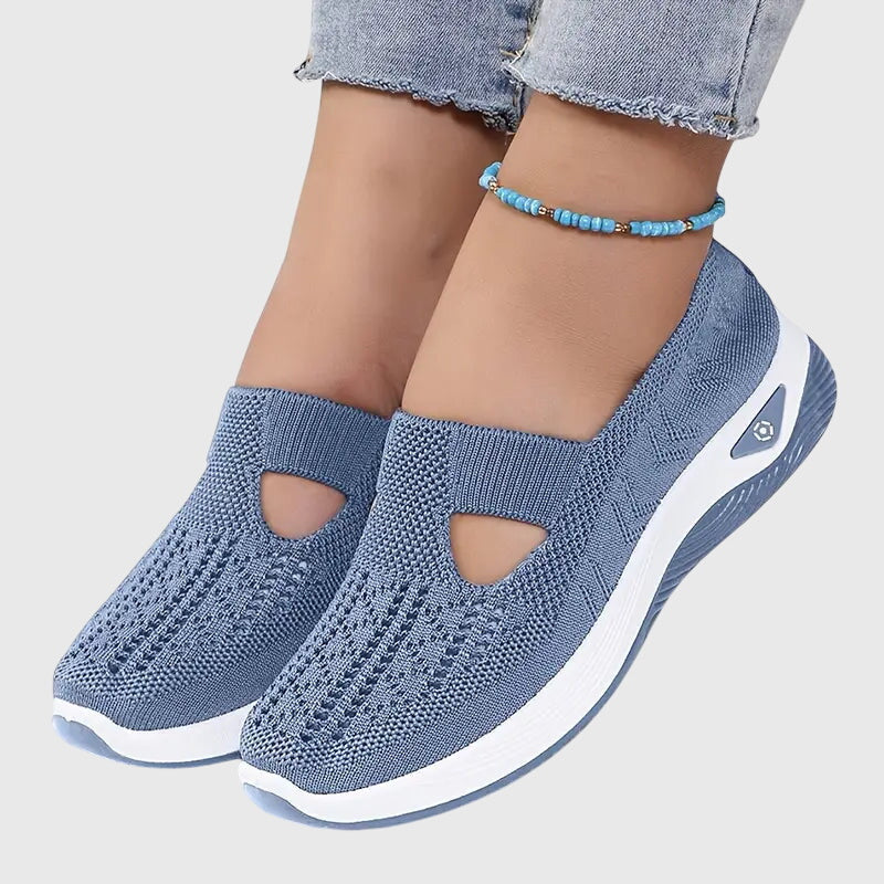 Beatriz | Women's Slip-On Orthopedic Flats with Knit Diamond Detail