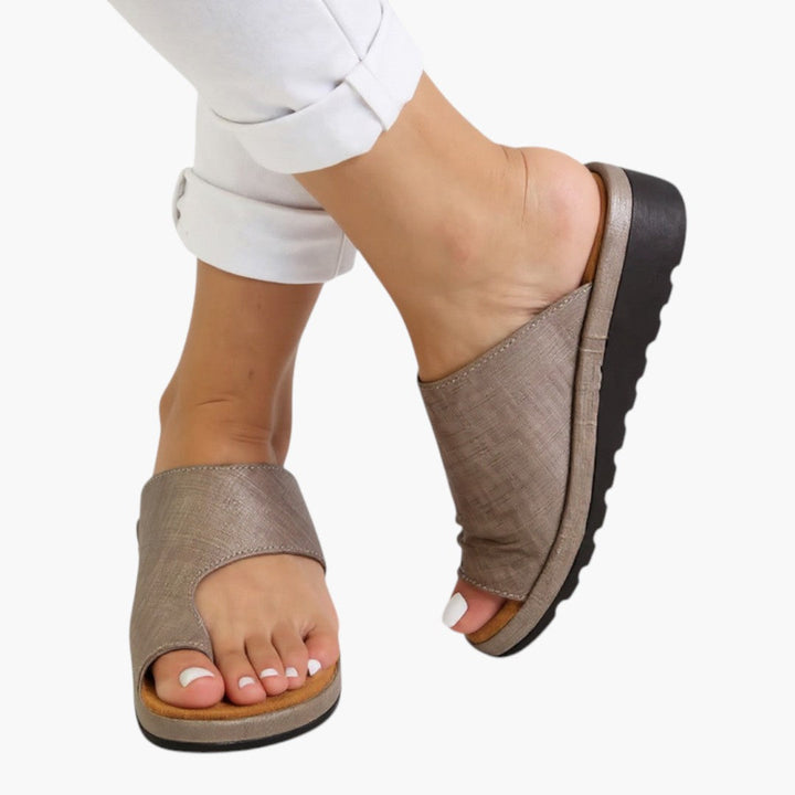 Zephyr | Toe Loop Platform Wedge Sandals