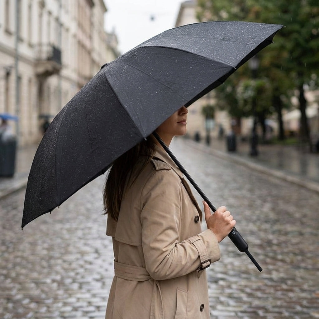Automatic Inverted Umbrella 44 in – Windproof Large Umbrella with 40-Rib Frame, Reverse Folding, 8 Colors