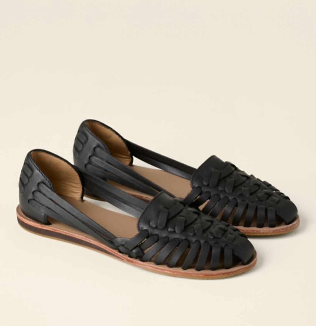Cleo | Huarache Woven Leather Sandals