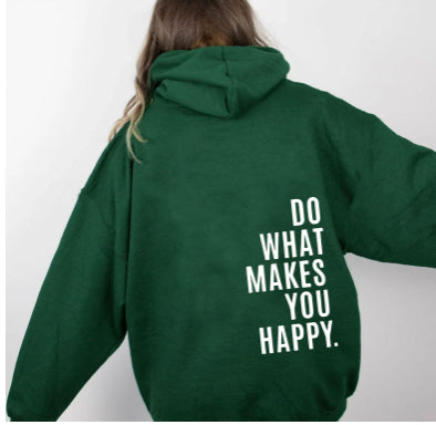 Sage | Women's Polyester Hoodie – Bold Statement Quote Print