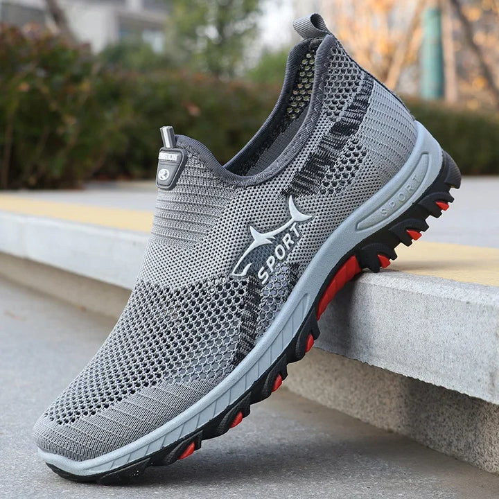 Mens Trainers Athletic Slip-On Breathable Mesh 7