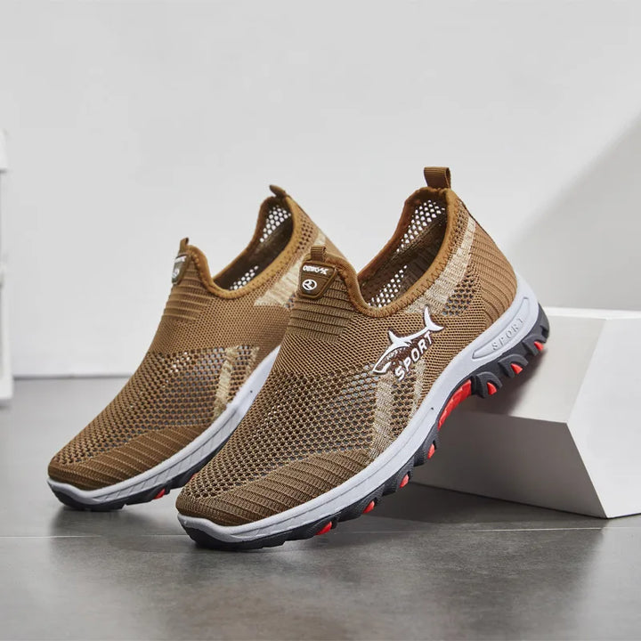 Mens Trainers Athletic Slip-On Breathable Mesh 8