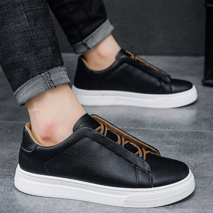 Mens Trainers Casual Slip-On Textured Upper Lightweight 0