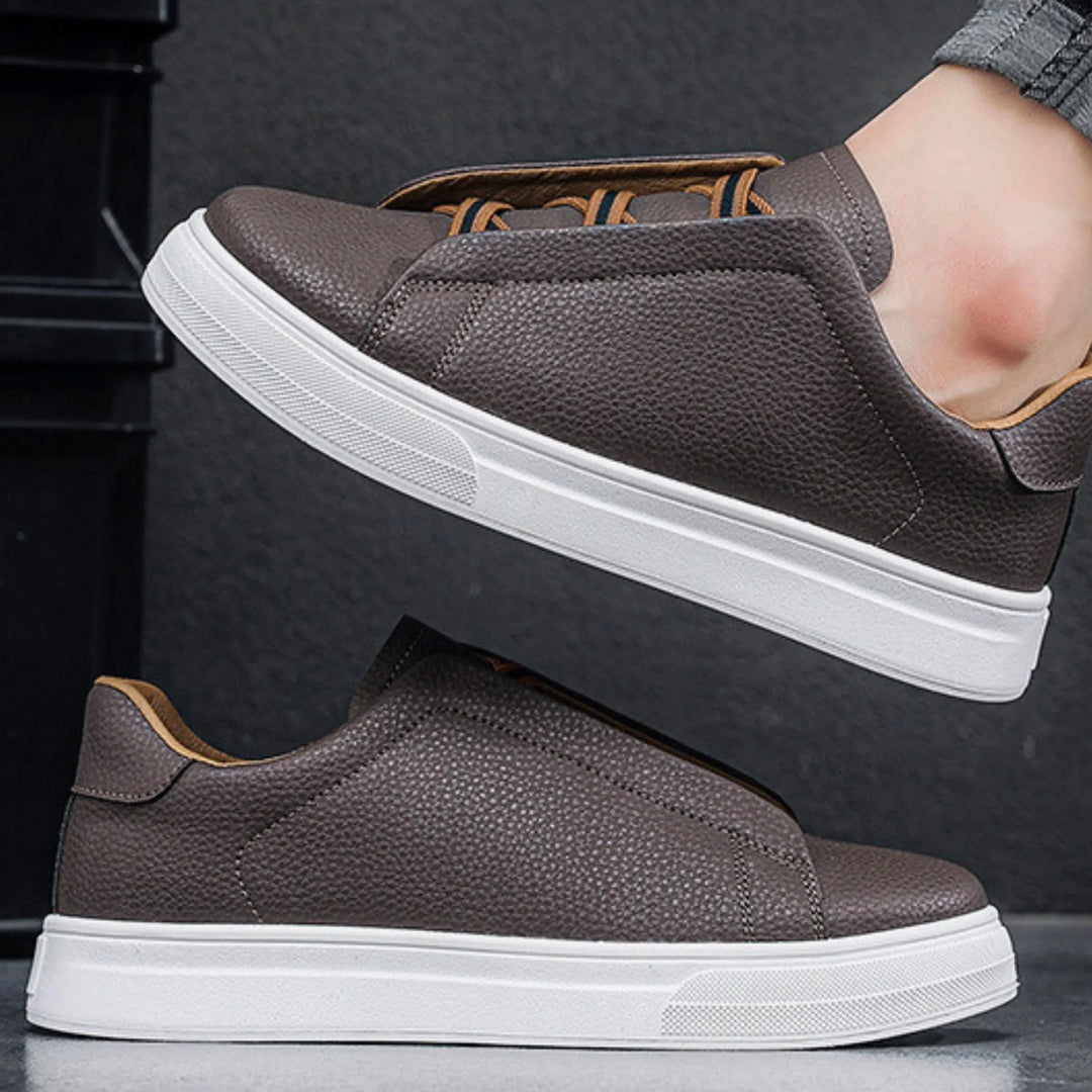 Mens Trainers Casual Slip-On Textured Upper Lightweight 2