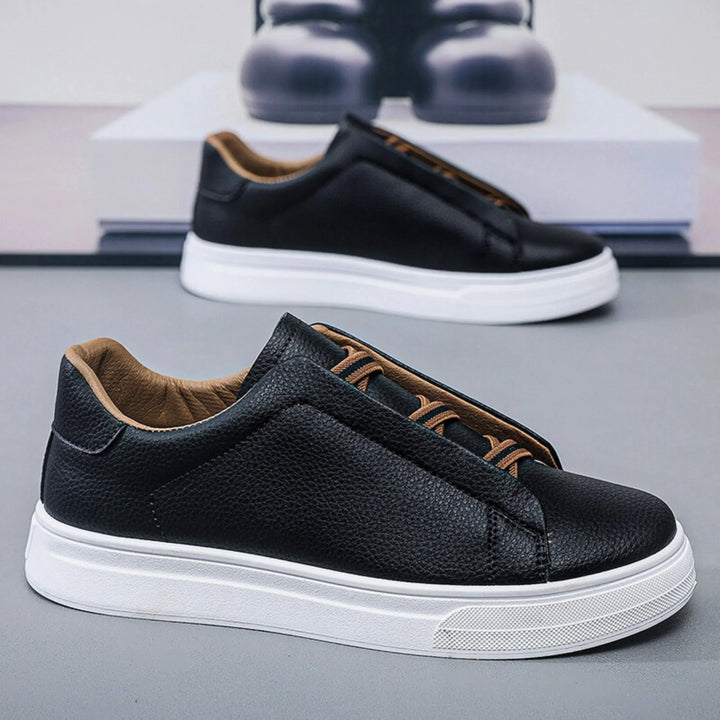 Mens Trainers Casual Slip-On Textured Upper Lightweight 7