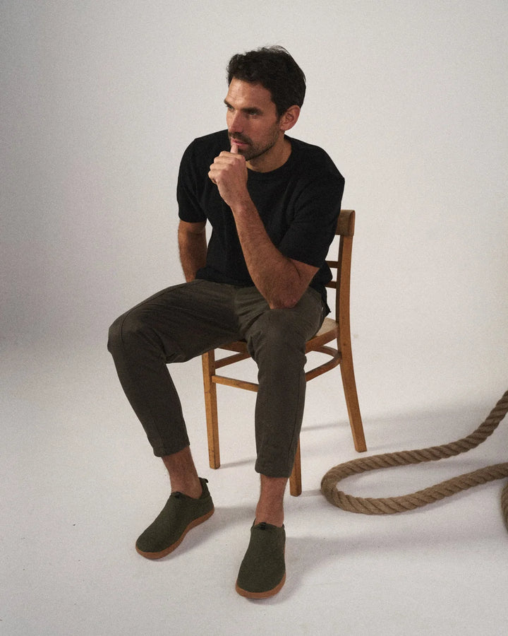 Mens Trousers Casual Tapered Drawstring Waist Cotton 4