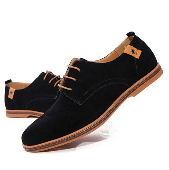 Men's Classic Derby Lace-Up Suede Shoes Smart Casual 5