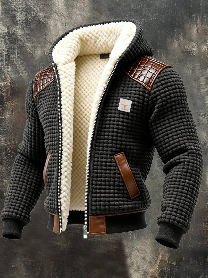 Men's Classic Insulated Winter Jacket Durable Outer Fabric 0