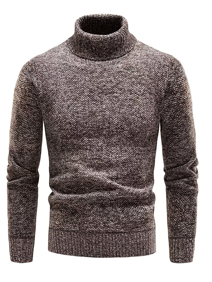 Men's Classic Rib Knit Long Sleeve Pullover Sweater Polyester 3
