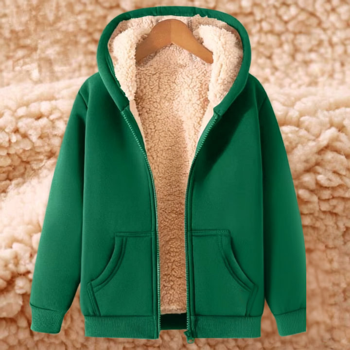 Men's Heavyweight Fleece Hooded Jacket for Winter Activities 11