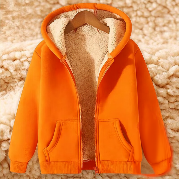 Men's Heavyweight Fleece Hooded Jacket for Winter Activities 8