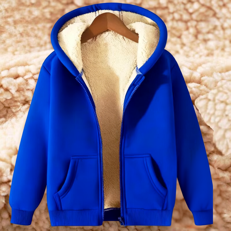 Men's Heavyweight Fleece Hooded Jacket for Winter Activities 9