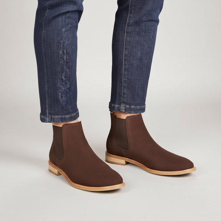 Men's Insulated Chelsea Boots for Winter Comfort Breathable 0