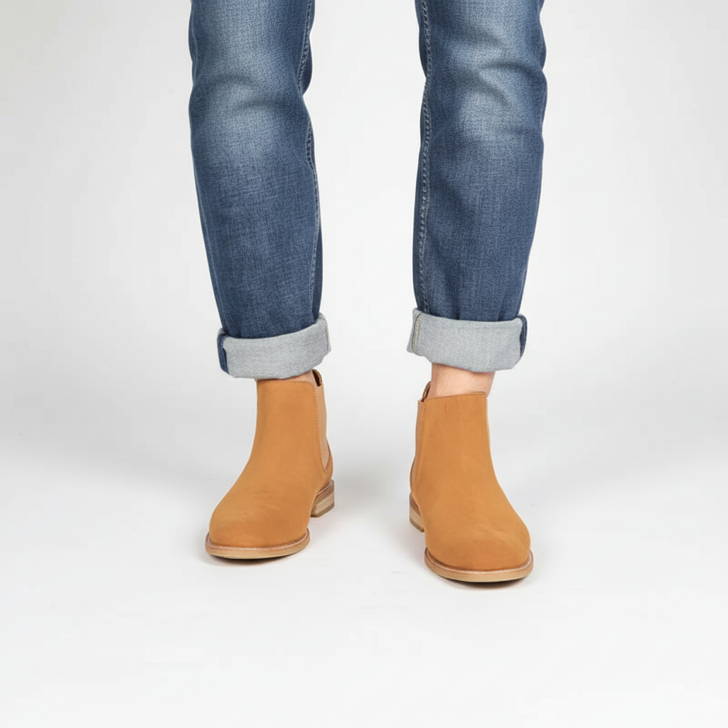 Men's Insulated Chelsea Boots for Winter Comfort Breathable 1