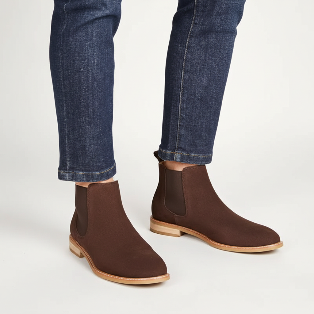 Men's Insulated Chelsea Boots for Winter Comfort Breathable 3