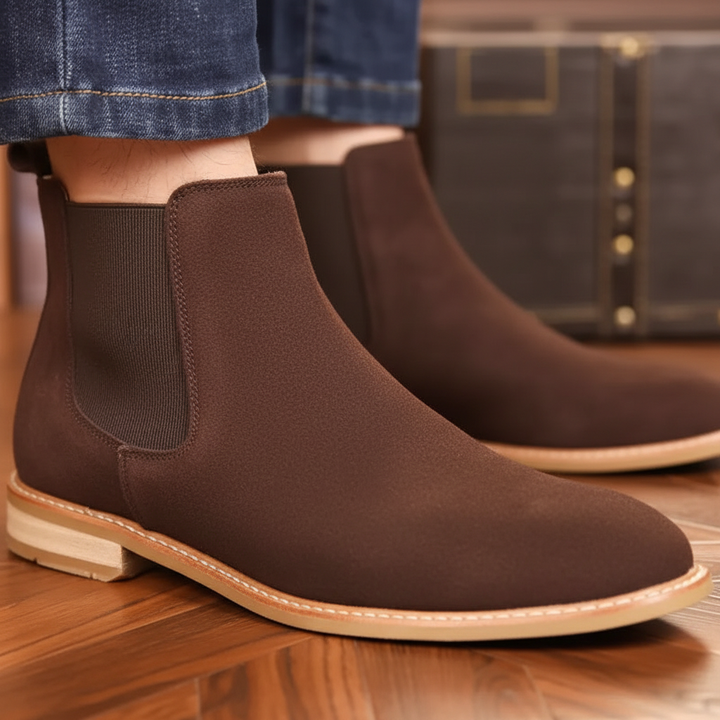 Men's Insulated Chelsea Boots for Winter Comfort Breathable 4