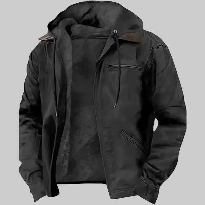 Men's Puffer Coat Insulated Hooded Lightweight Winter 2
