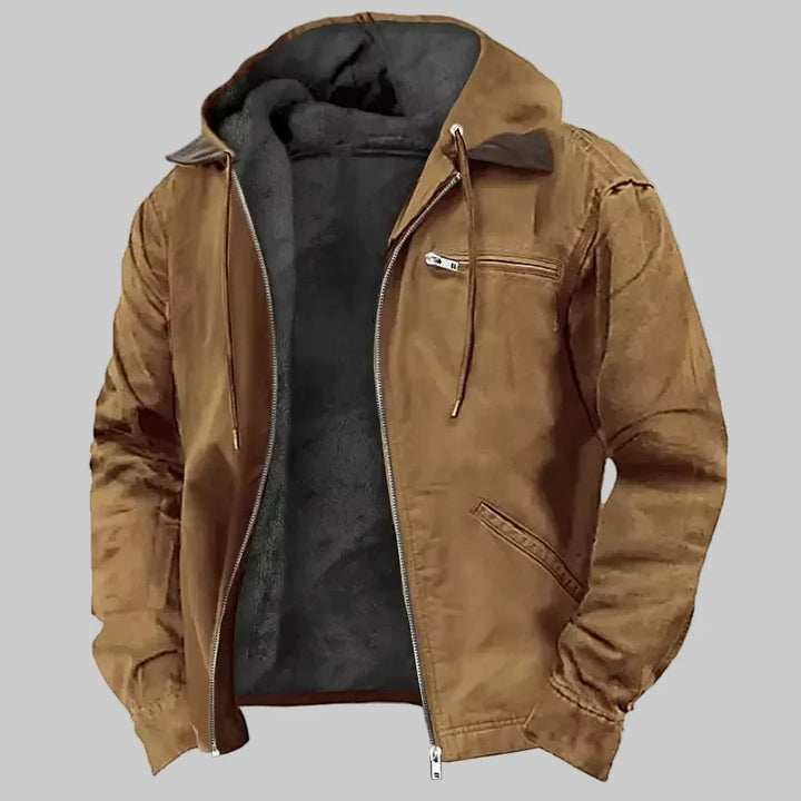 Men's Puffer Coat Insulated Hooded Lightweight Winter 3