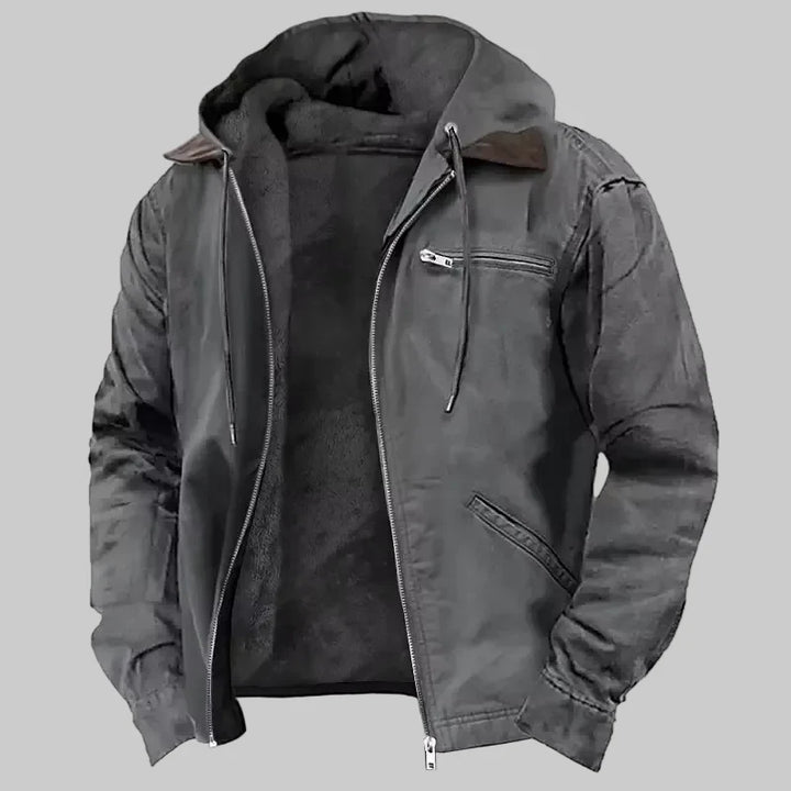 Men's Puffer Coat Insulated Hooded Lightweight Winter 4