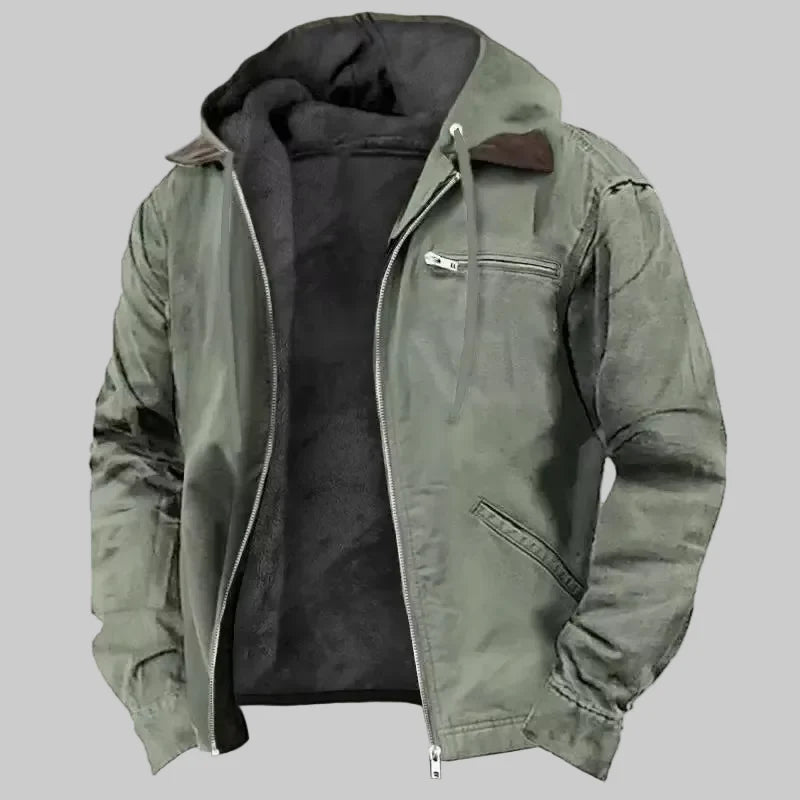 Men's Puffer Coat Insulated Hooded Lightweight Winter 5