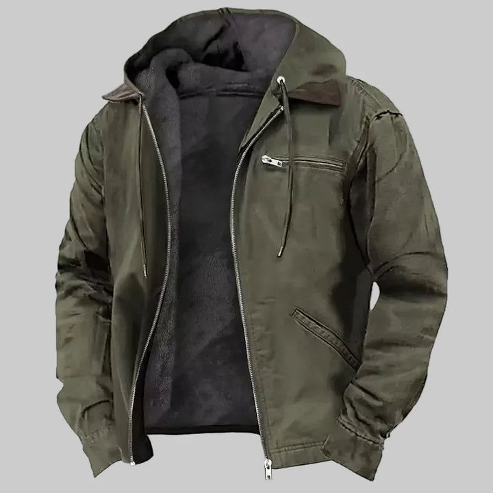 Men's Puffer Coat Insulated Hooded Lightweight Winter 6