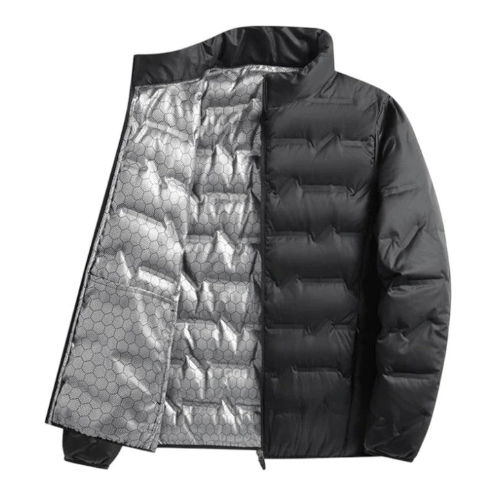 Men's Down Jacket Quilted Insulated Lightweight Puffer High Collar 6