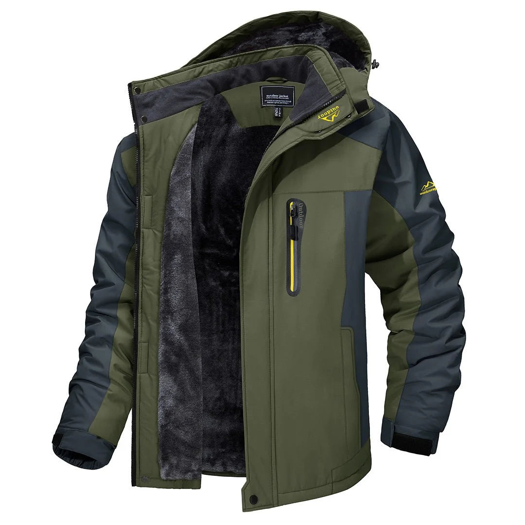 Men's Insulated Puffer Jacket Waterproof Outdoor 0