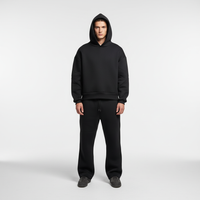 Men's Oversized Breathable Hoodie Joggers Tracksuit Set