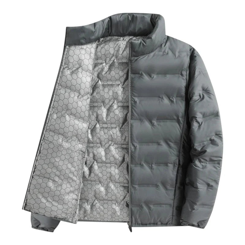 Men's Puffer Jacket Quilted Insulated Lightweight Synthetic 5