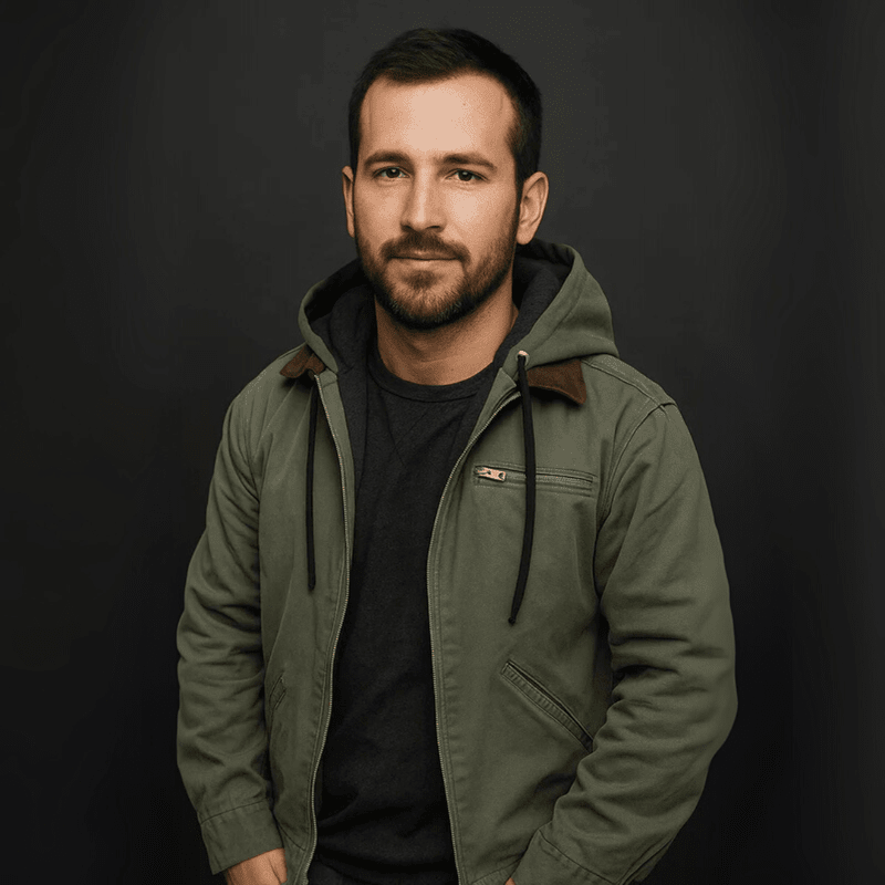 Men's Urban Hooded Winter Jacket Genuine Leather 7