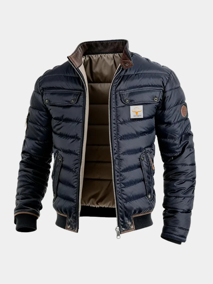 Men's Puffer Jacket Urban Quilted Durable Fabric 1
