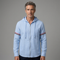 Men's Casual Hooded Lightweight Jacket Premium Linen