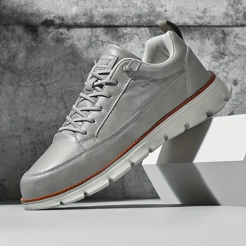Mens Trainers Casual Lightweight Support Leather 5
