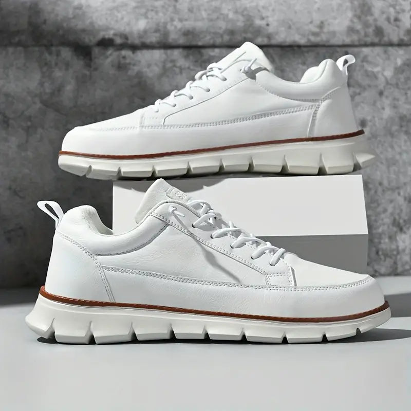 Mens Trainers Casual Lightweight Support Leather 7