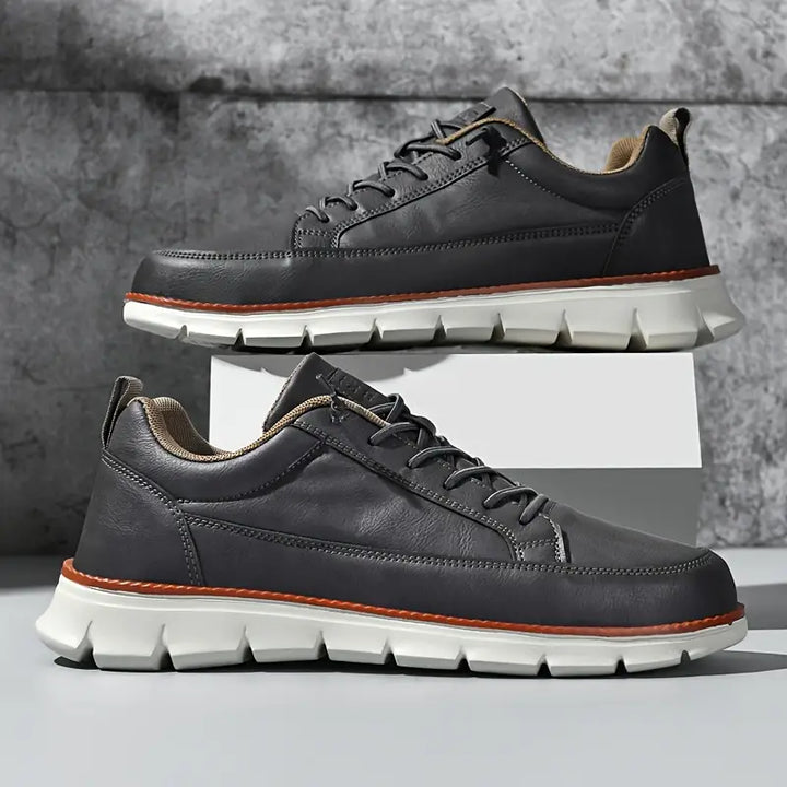 Mens Trainers Casual Lightweight Support Leather 8