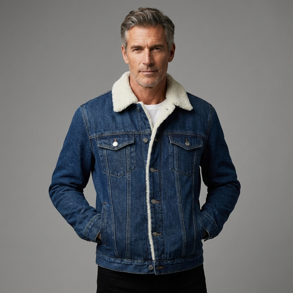 Men's Casual Thick Fleece Loose Fit Jacket for Winter Wear 6