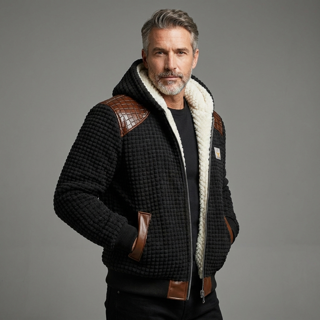 Men's Classic Insulated Winter Jacket Durable Outer Fabric 6