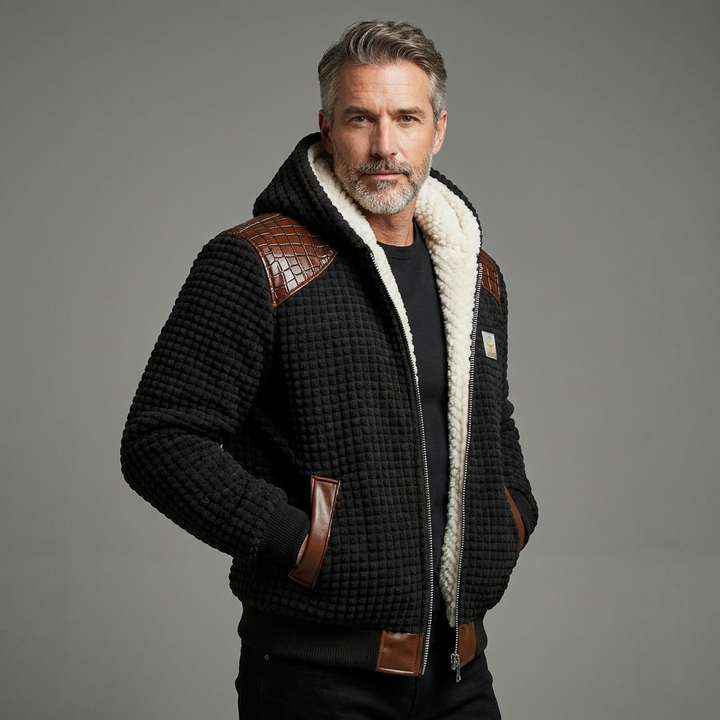 Men's Classic Insulated Winter Jacket Durable Outer Fabric 6