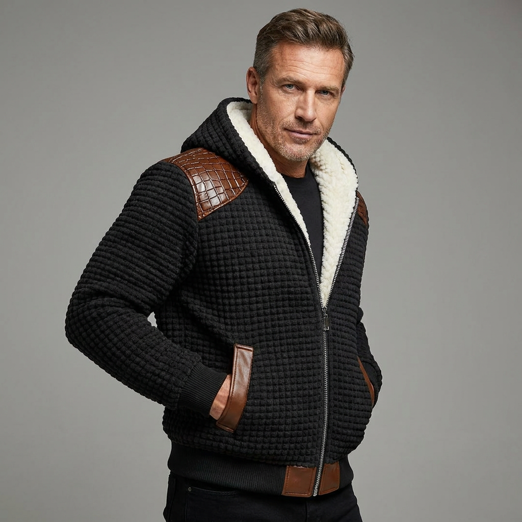 Men's Classic Insulated Winter Jacket Durable Outer Fabric 7